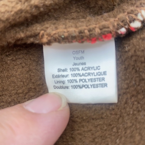 Sock Monkey Hat Youth Size - Picture 6 of 6